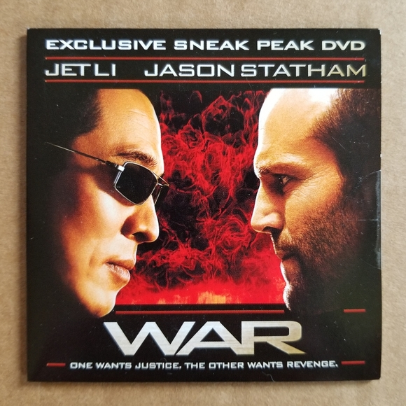 War Exclusive Sneak Peak DVD Jet Li Jason Statham - Picture 1 of 2